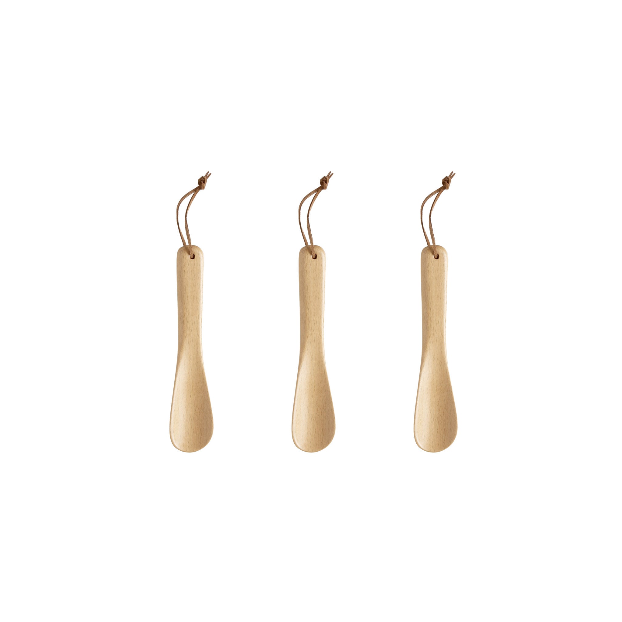 Holzschuhlöffel 19 cm 3er-Pack