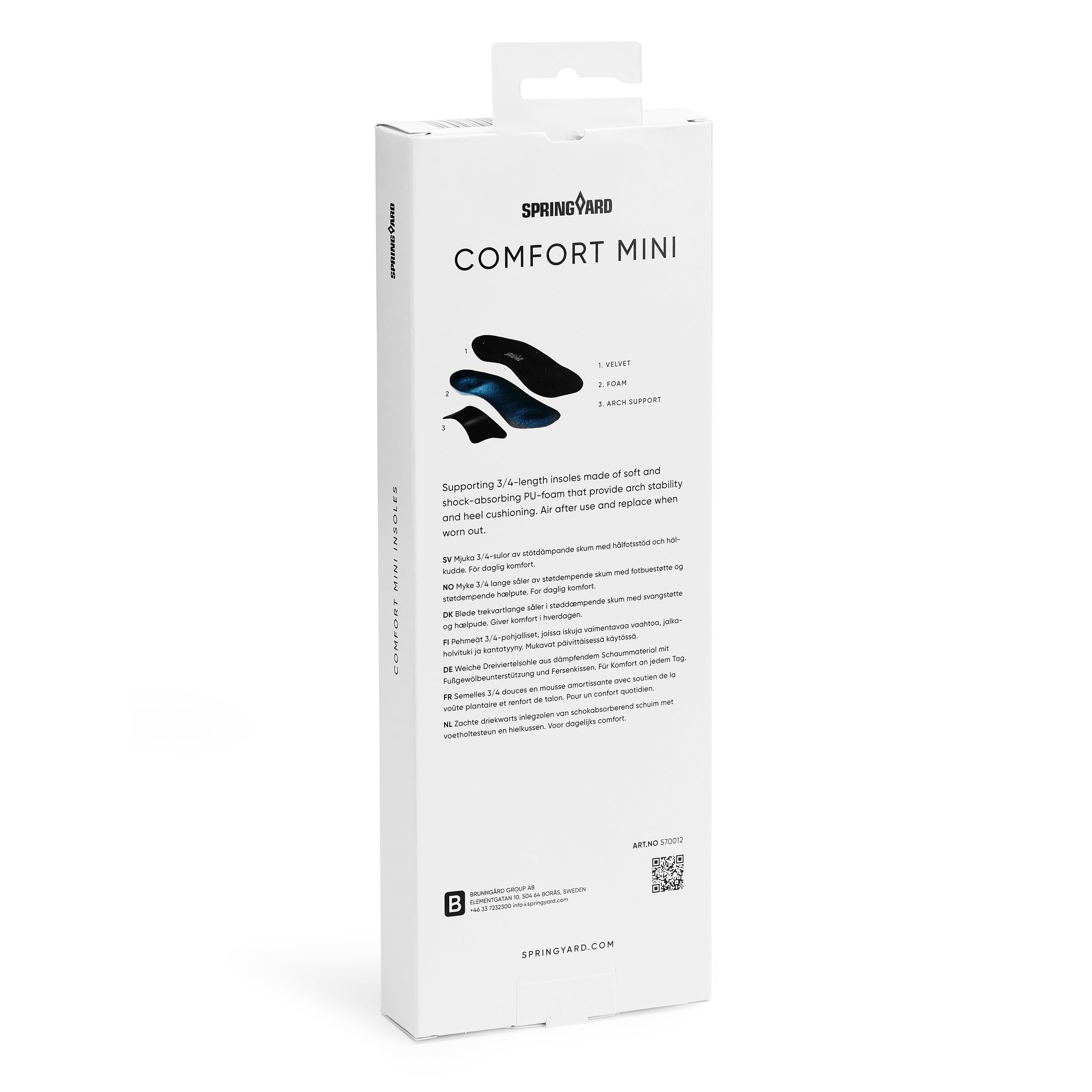 Comfort Mini Einlage mit Fußgewölbestütze 3er-Pack