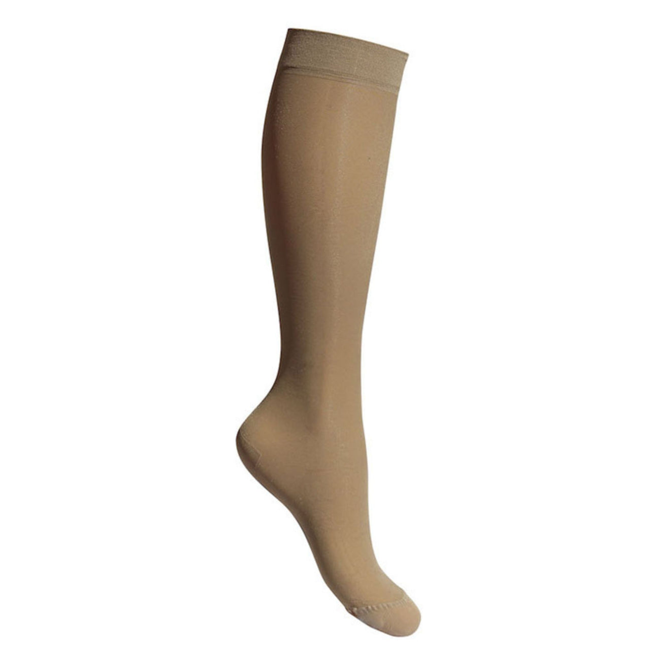 Stützstrümpfe extra dünn beige für geschwollene und müde Beine