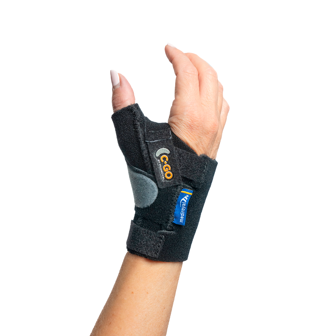 C-GO Daumenbandage ohne Schiene mit verstellbarem Daumenband für zusätzlichen Halt