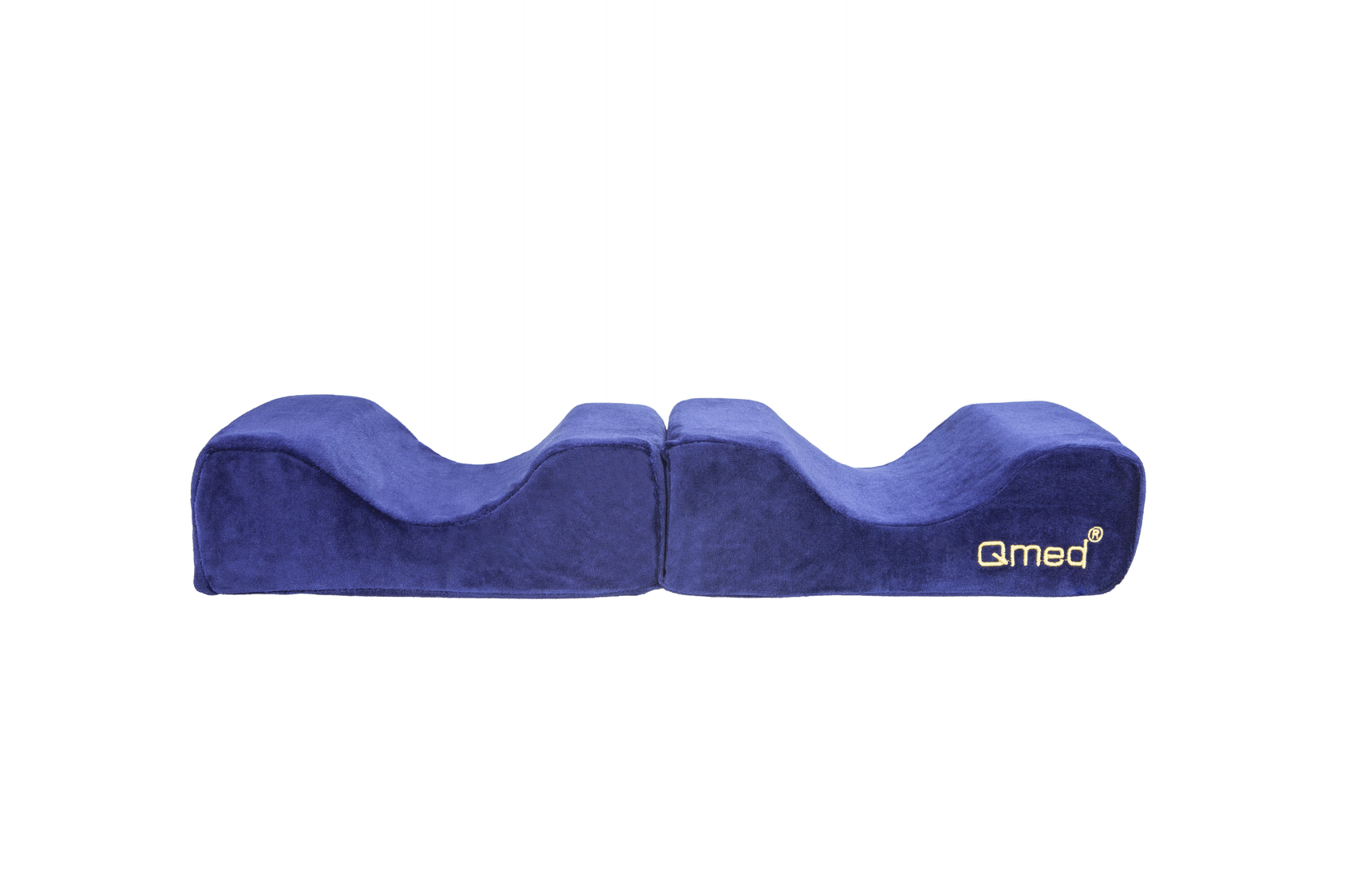 Knee pillow that supports legs and hips when lying on your side or back