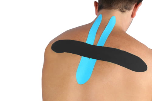 Kinesiologie-Tape rosa mit hoher Dehnbarkeit