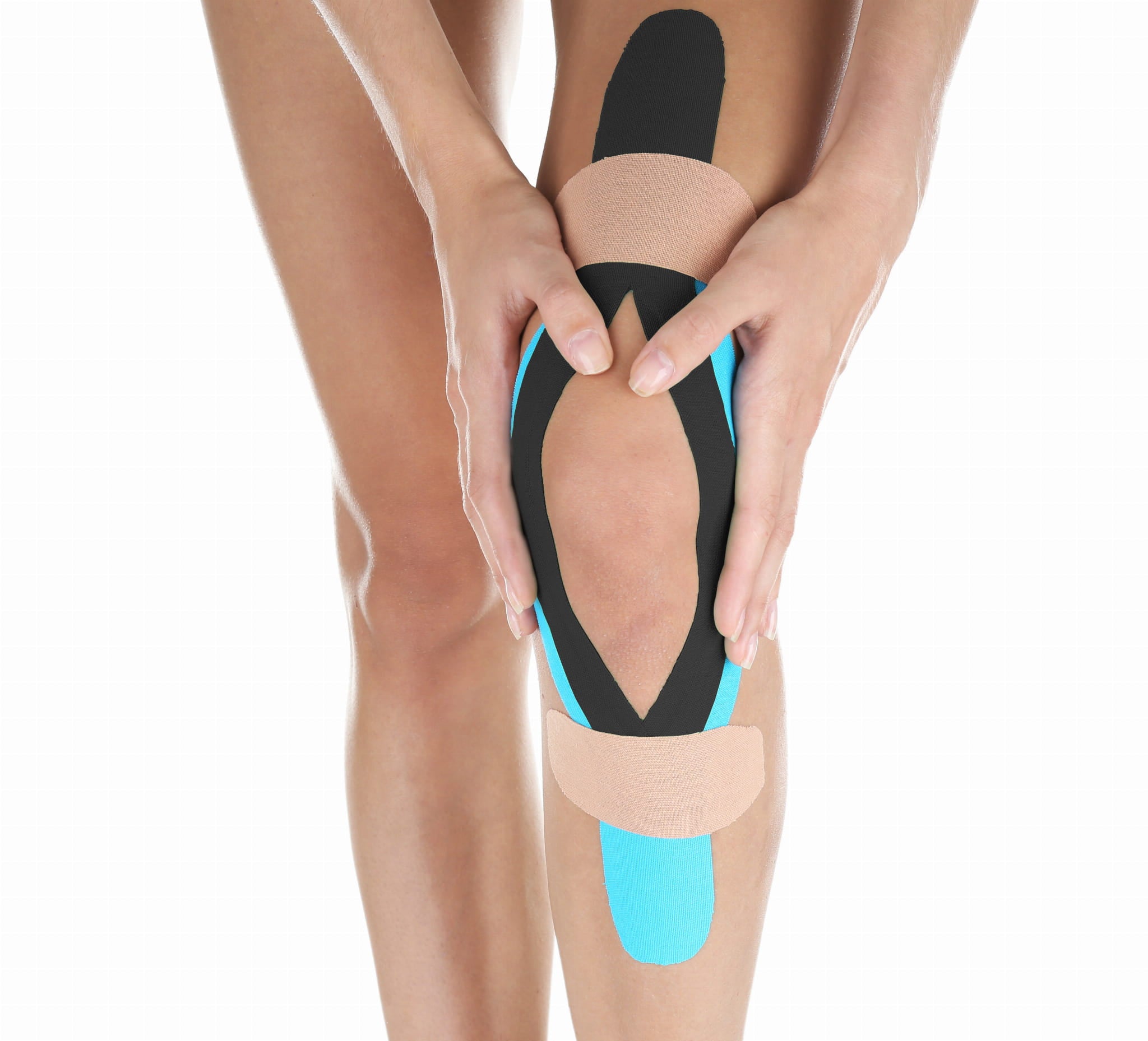 Kinesiologie-Tape blau mit hoher Dehnbarkeit