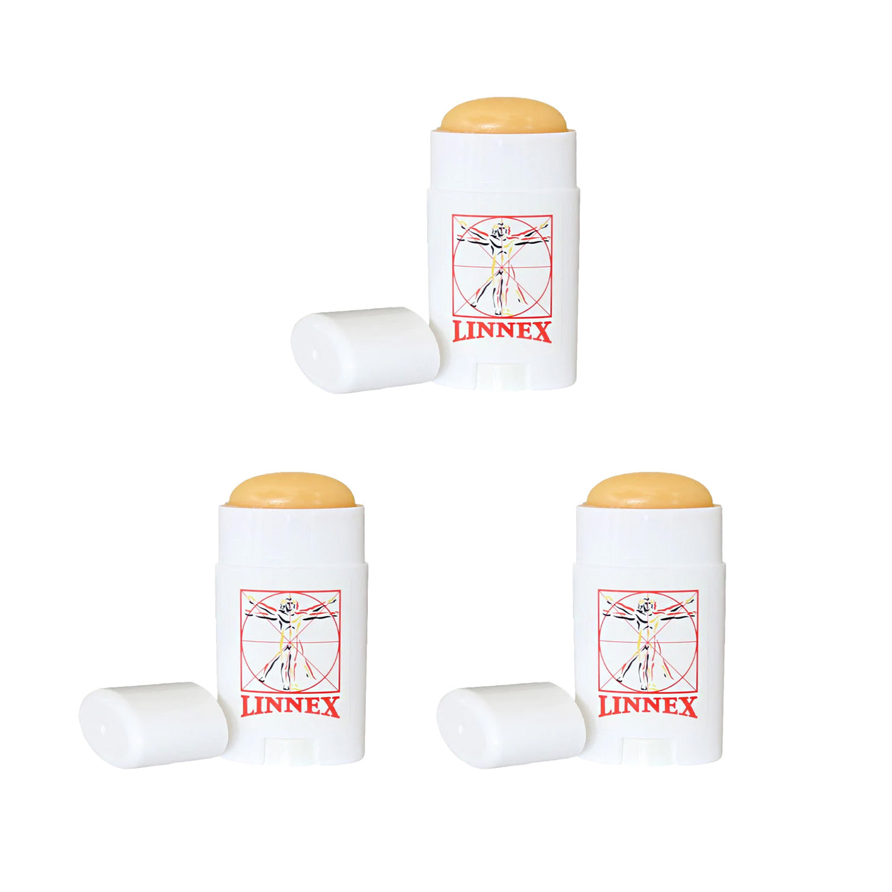 Liniment Linnex Stick für Muskel- und Gelenkbeschwerden 3er-Pack