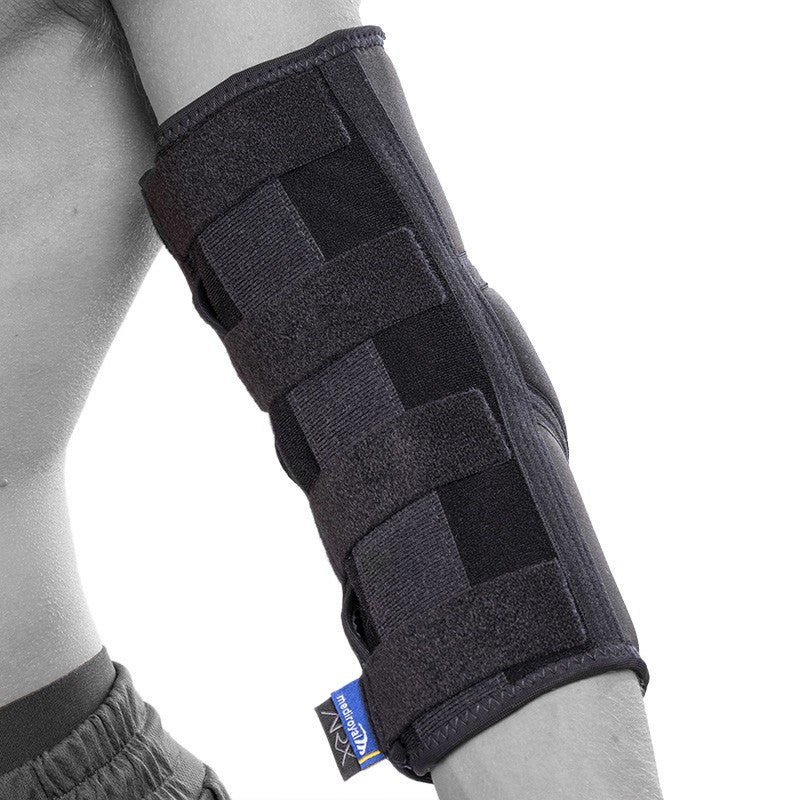 Ulnaris elbow brace with splint for ulnar compression