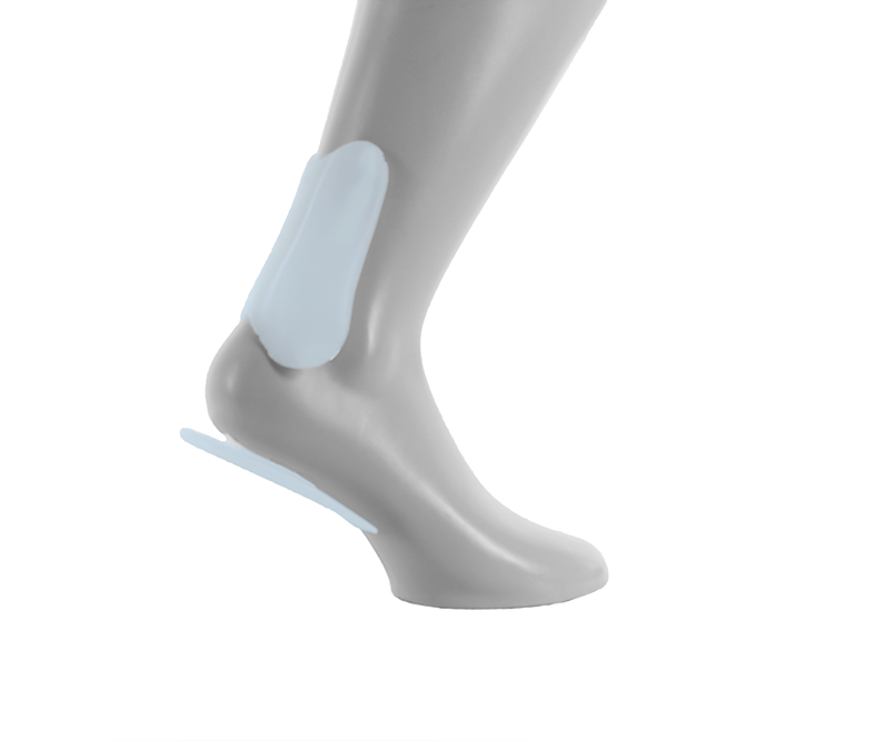 Sprunggelenkbandage CRX Achillex mit Pelotte zur Entlastung der Achillessehne