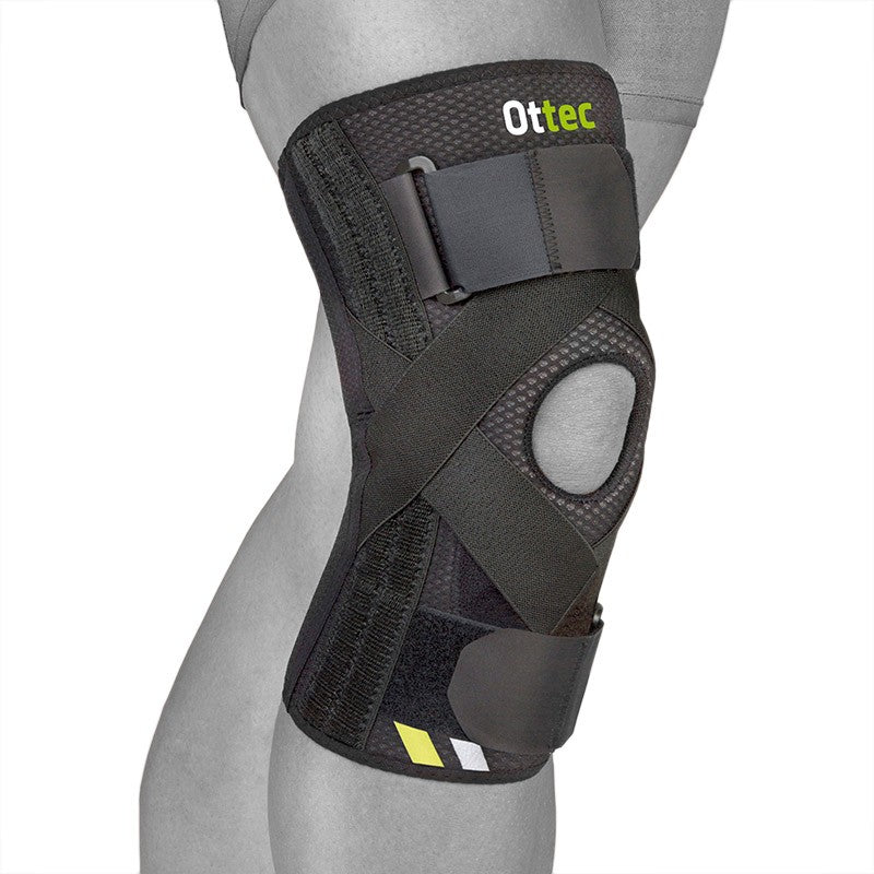 Kniebandage Ottec mit verstellbarer Stabilisierung der instabilen Kniescheibe