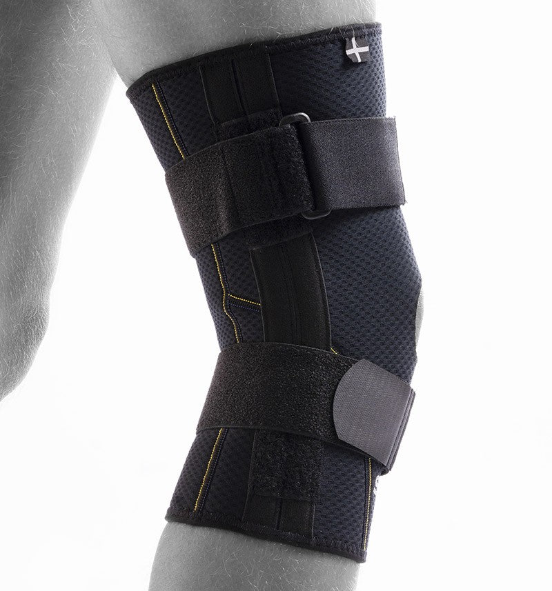 SRX Kniebandage mit Spiralfedern für Stabilität und Unterstützung des Kniegelenks