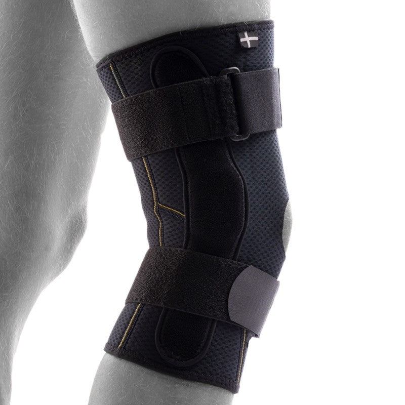 SRX Kniebandage mit gelenkigen Schienen für instabile Kniegelenke