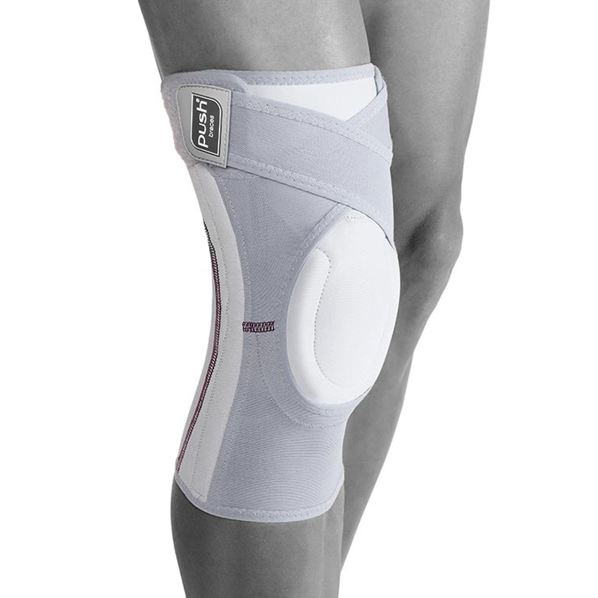 Push Care Kniebandage mit anpassbarem Oberschenkelumfang für Knieinstabilität
