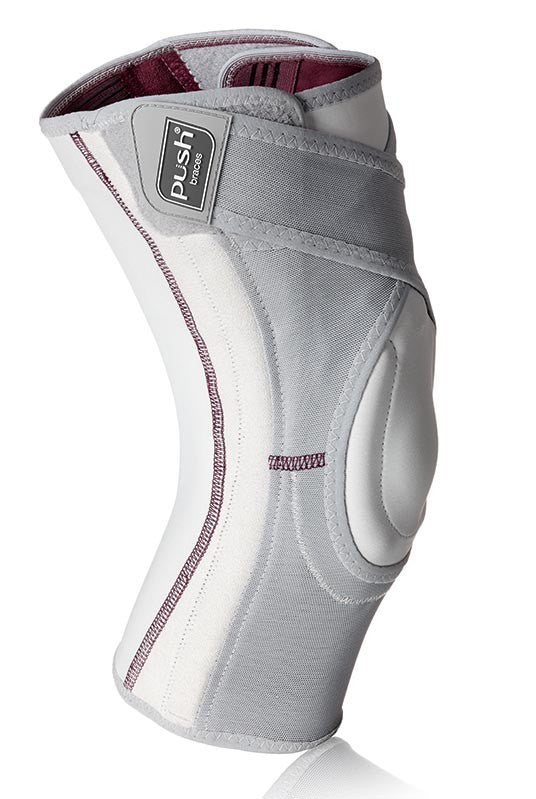 Push Care Kniebandage mit anpassbarem Oberschenkelumfang für Knieinstabilität
