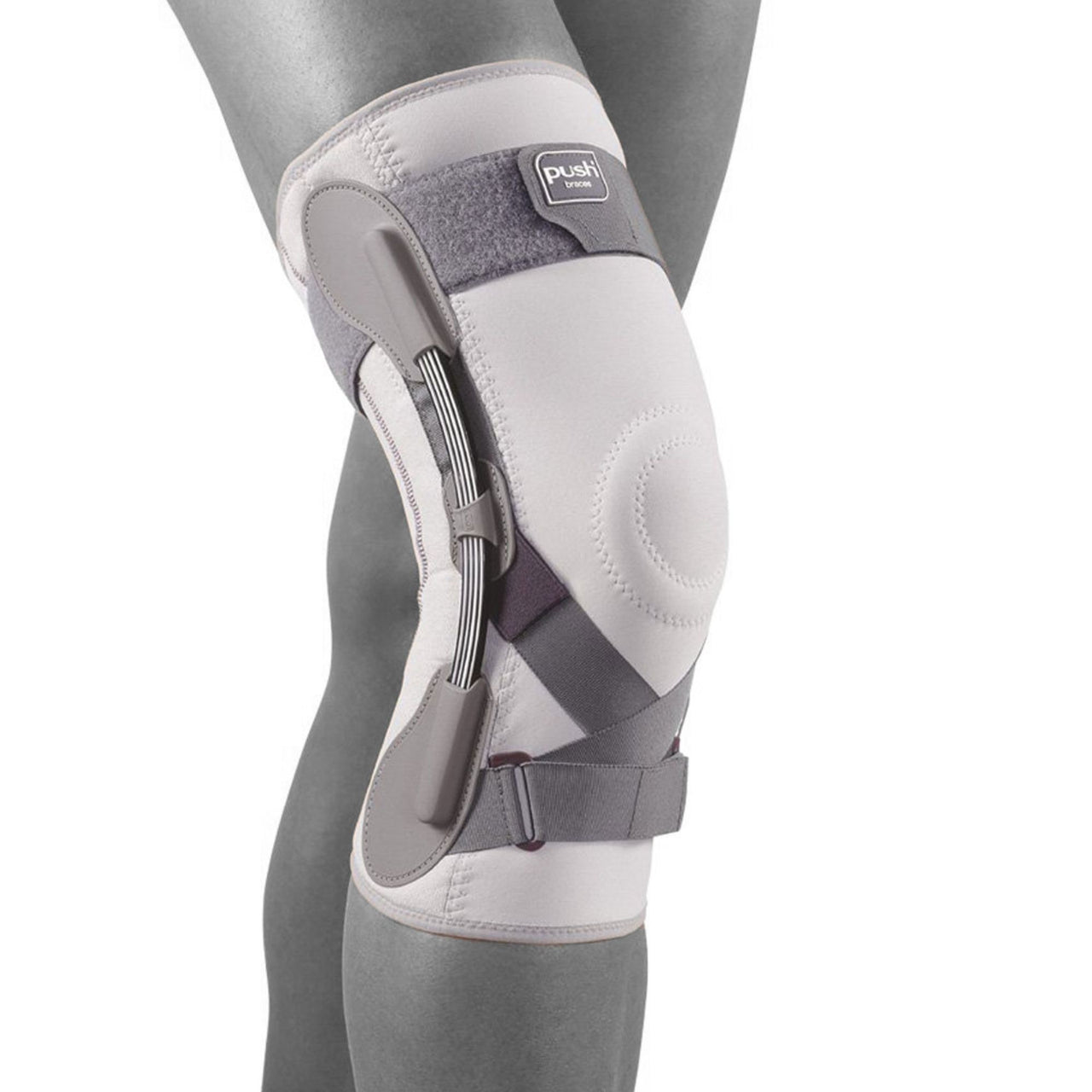 Push Med Kniebandage mit Lamellenführungen für Instabilität und Arthrose
