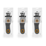 Filzsohle mit isolierender Aluminiumunterlage 3er-Pack