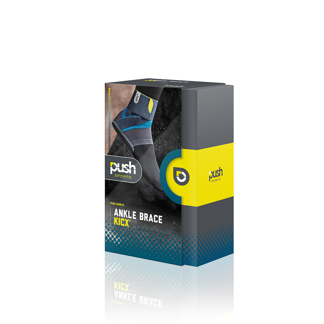 Push Sports KicX Sprunggelenkbandage für Stabilität bei Verstauchungen und Sport