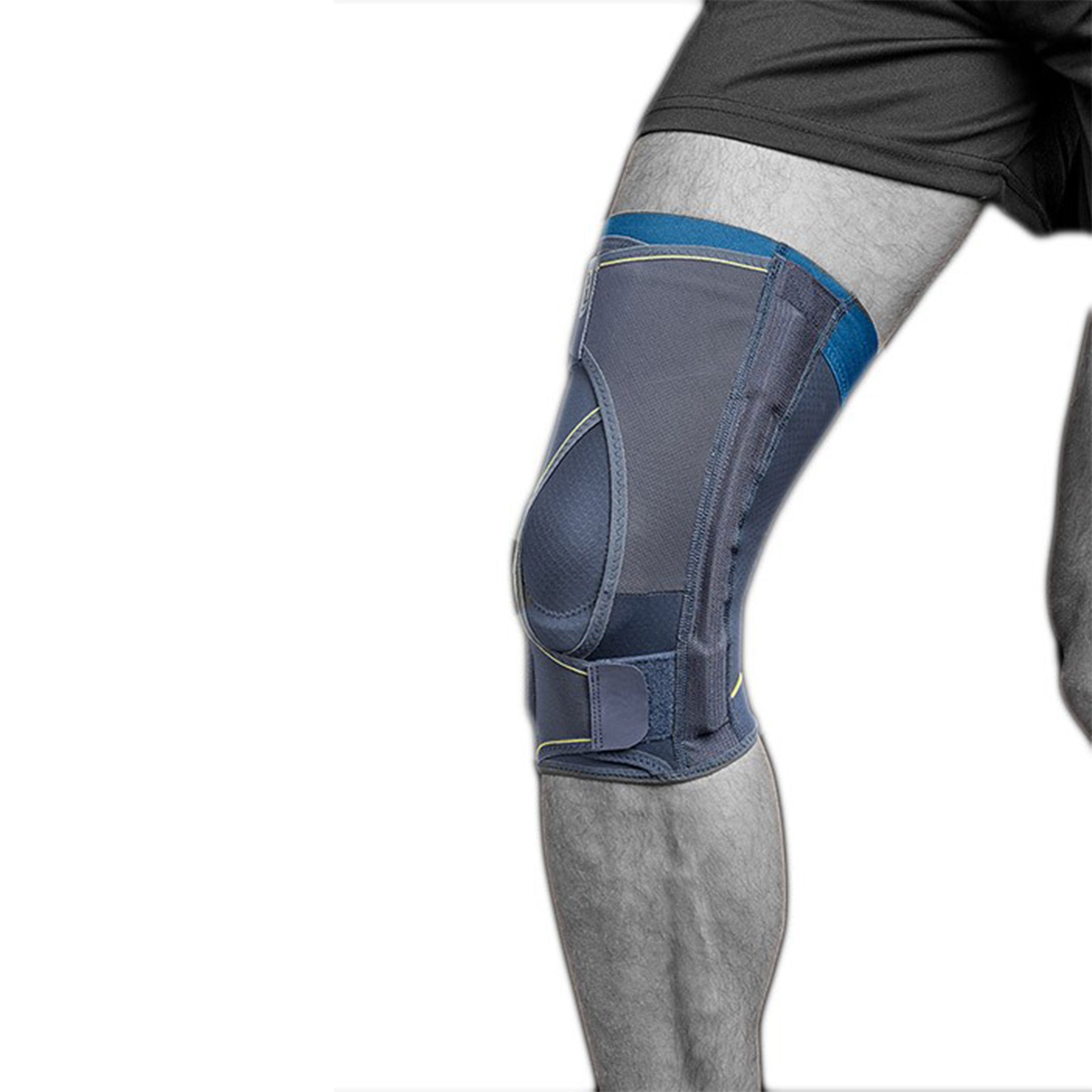 Push Sports knee brace with slatted rails and ultra-thin material