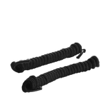 Elastisches Spiralschnürsenkel schwarz 3er-Pack