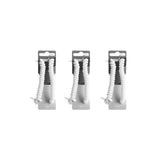 Elastische Spiralschnürsenkel weiß 3er-Pack