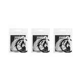 Elastische Schnürsenkel mit Verschluss weiß 3er-Pack