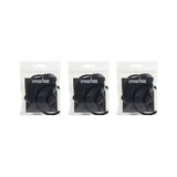 Elastische Schnürsenkel mit Schloss schwarz 3er-Pack