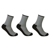 Gestreifte Socken mit weichem Frotté-Sohle für empfindliche Füße und Diabetiker 3er-Pack