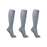 Support socks grey-blue for tired and swollen legs 3-pack