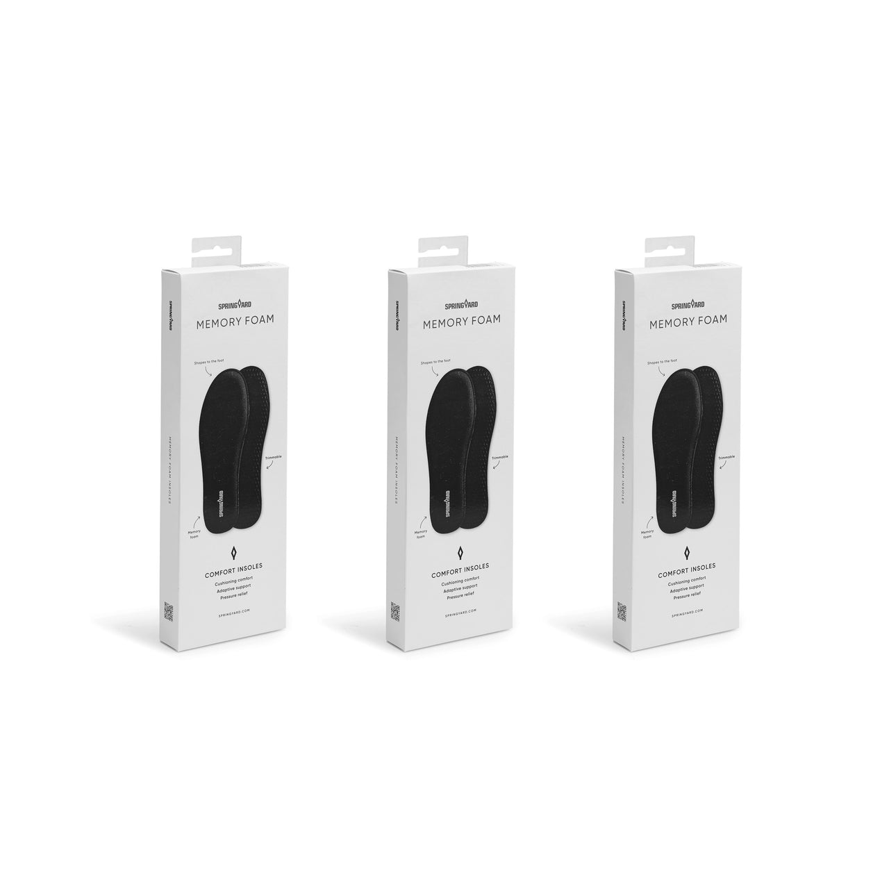 Memory Foam Einlage für formbare Komfort 3er-Pack