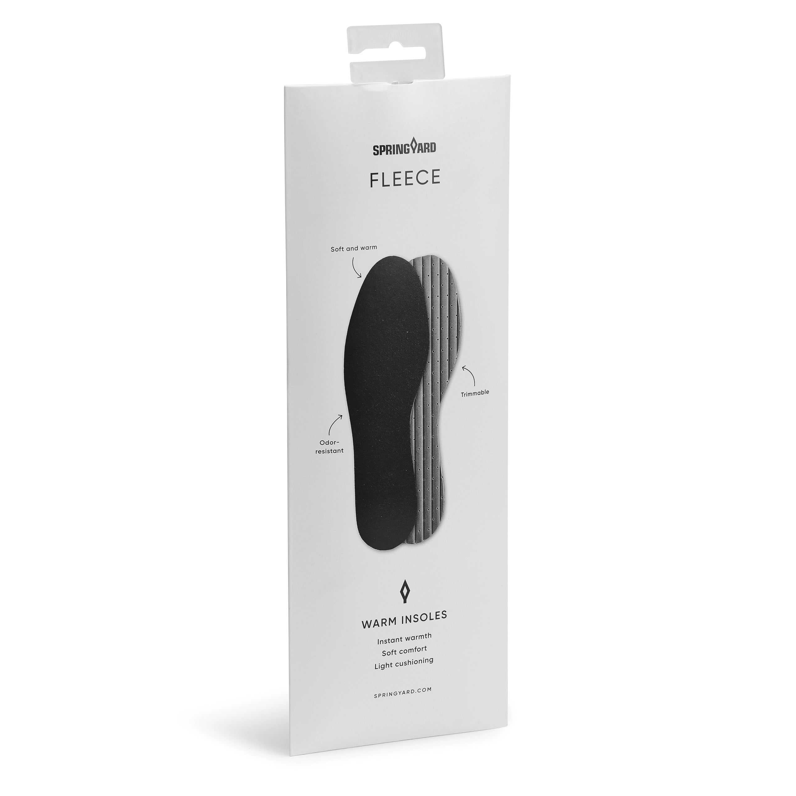 Soft fleece insole for warm and fresh feet 3-pack