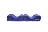 Knee pillow that supports legs and hips when lying on your side or back