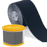 Kinesiologie-Tape schwarz mit hoher Dehnbarkeit 3er-Pack