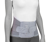 Rückenbandage mit atmungsaktivem Stoff und individueller Anpassung