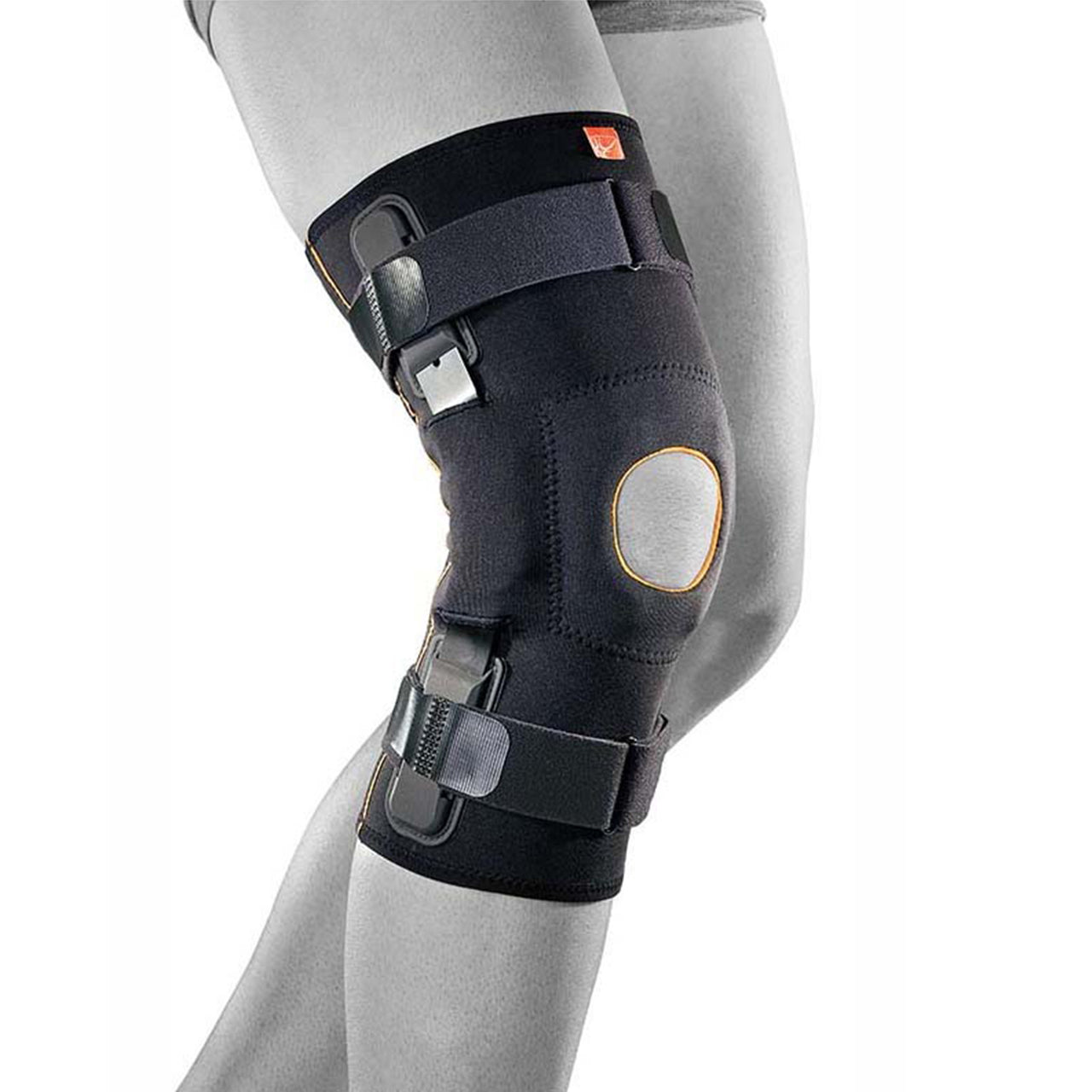 GenuFIT Kniebandage mit Schienen bei Instabilität des Knies und der Kniescheibe