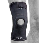 Knee brace NRX with open kneecap for relief and comfort