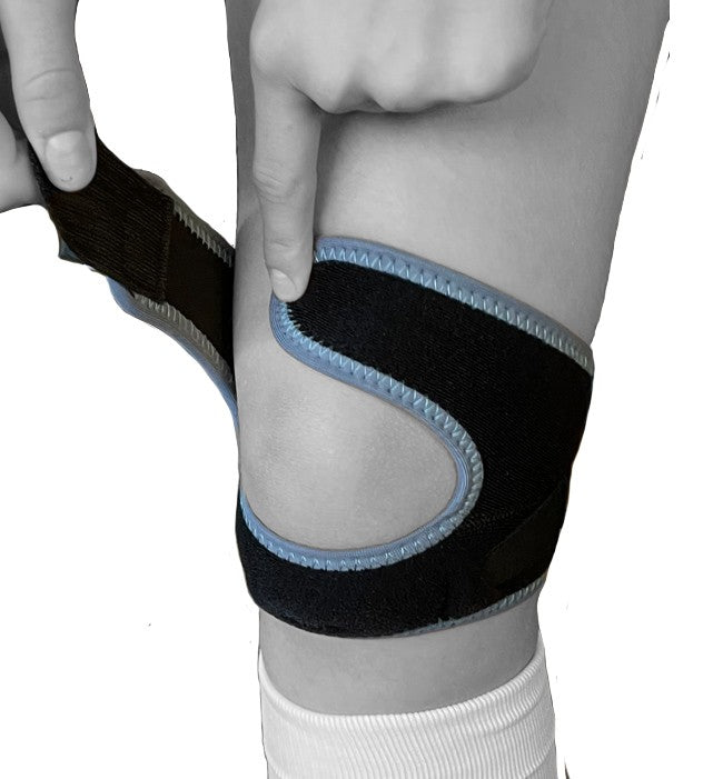 Komplettset für Fußball mit Kniebandage und Sporteinlage