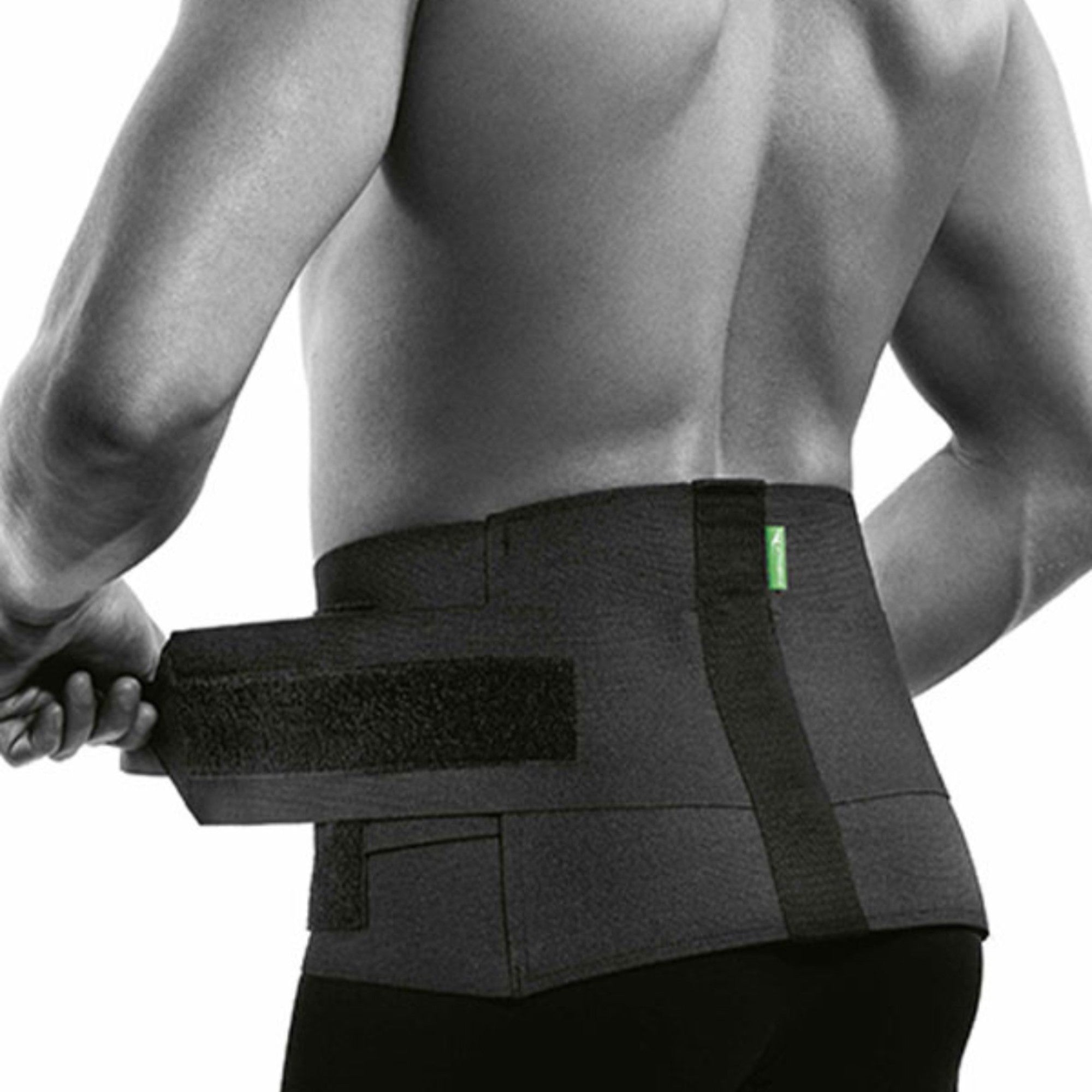 Universelle Rückenbandage mit Wärme und Entlastung für den unteren Rücken