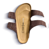 XOCORE Soft rocker support sandal slingback coffee brown