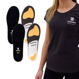2er-Pack GameTech Sporteinlagen für Padel, Tennis und Handball mit kostenloser Trainingsshirt